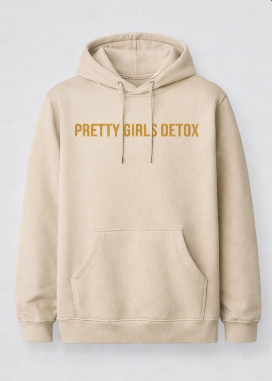 PRETTY GIRLS DETOX™ Signature Hoodie – Army Green, Black, Beige